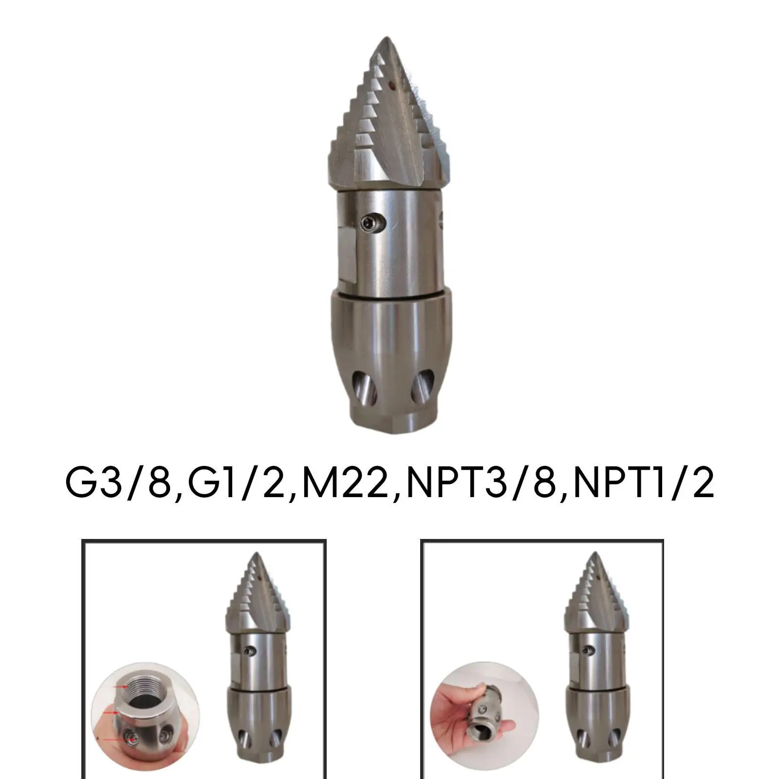 

Sewer Nozzle Quick Connector Washing Equipment Drain Sewer Jetter Nozzle
