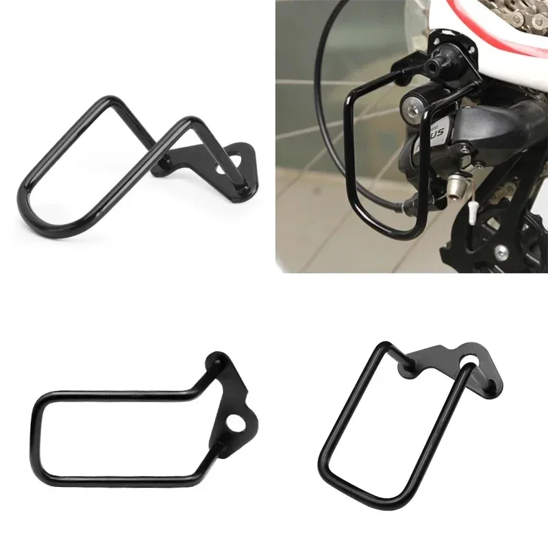 Adjustable Steel Bicycle Rear Gear Derailleur Chain Guard Protector Mountain Road Bike Transmission Protection RR7244