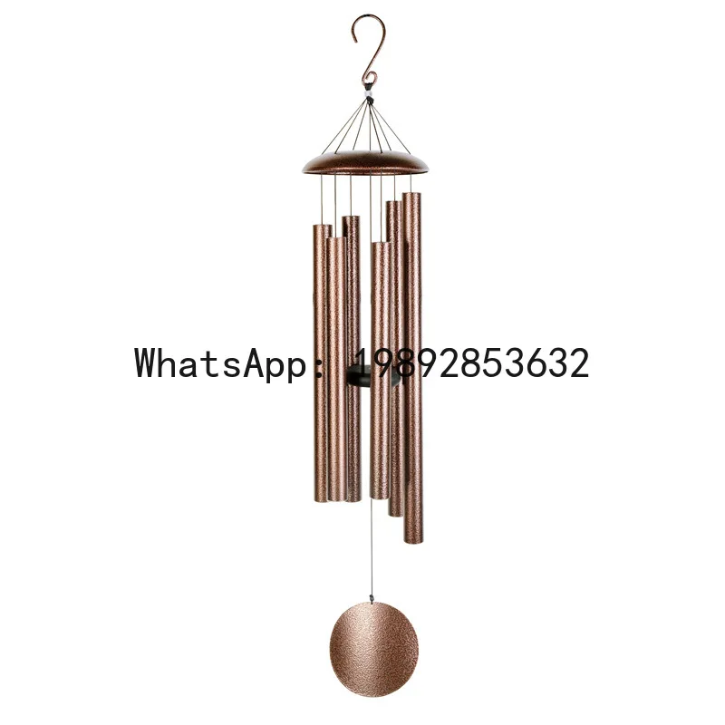 ZF European and American brand vintage high-end outdoor garden pastoral balcony metal aluminum tube musical wind