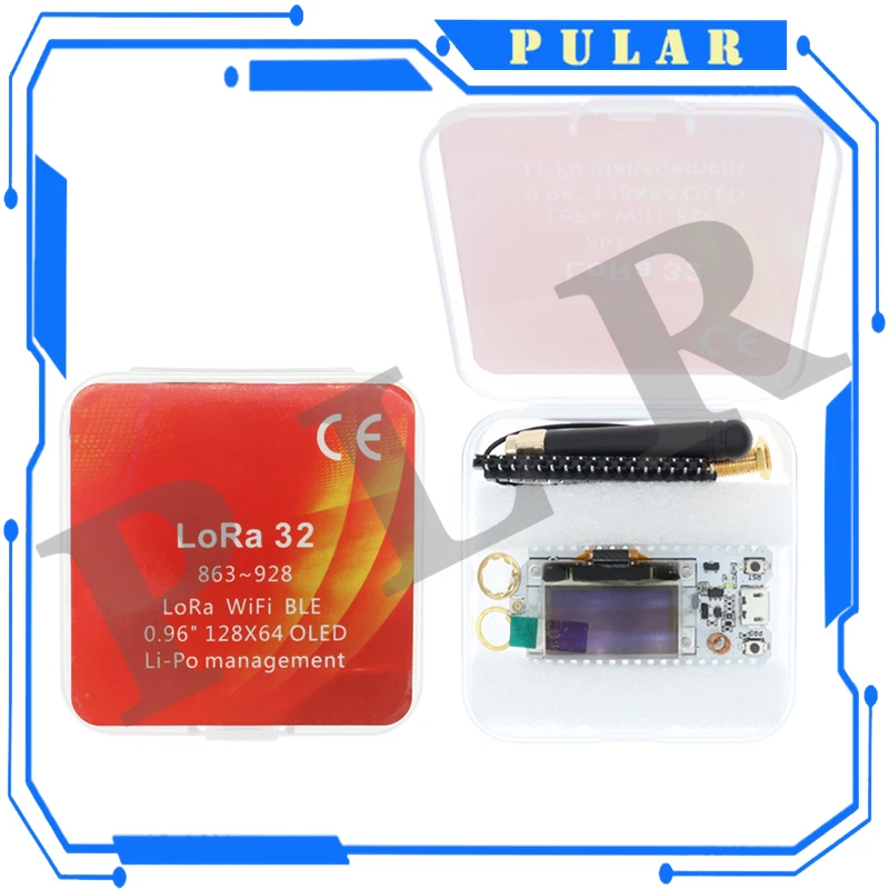 1pcs SX1276 SX1278 ESP32 LoRa 868MHz/915MHz/433MHz 0.96 Inch Blue OLED Display Bluetooth WIFI Kit 32 Development Board