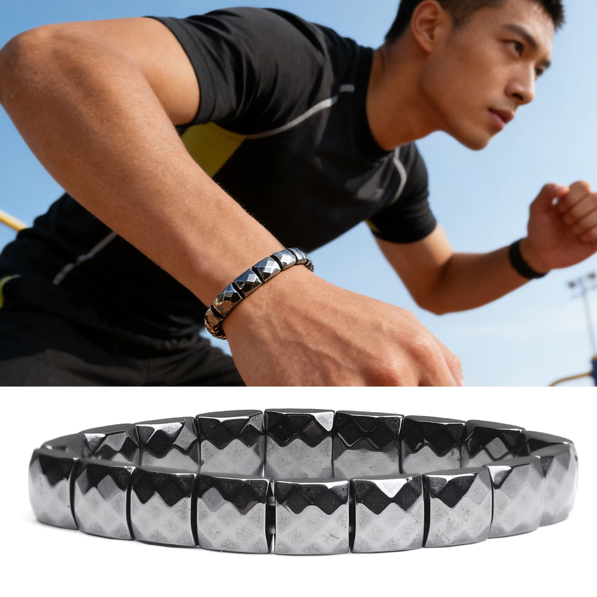 

Hematite Bracelet, Naturally Support T-Levels, Restore Confidence, Nhance Mental Clarity & Focus 2025 New Hematite Bracelet Men