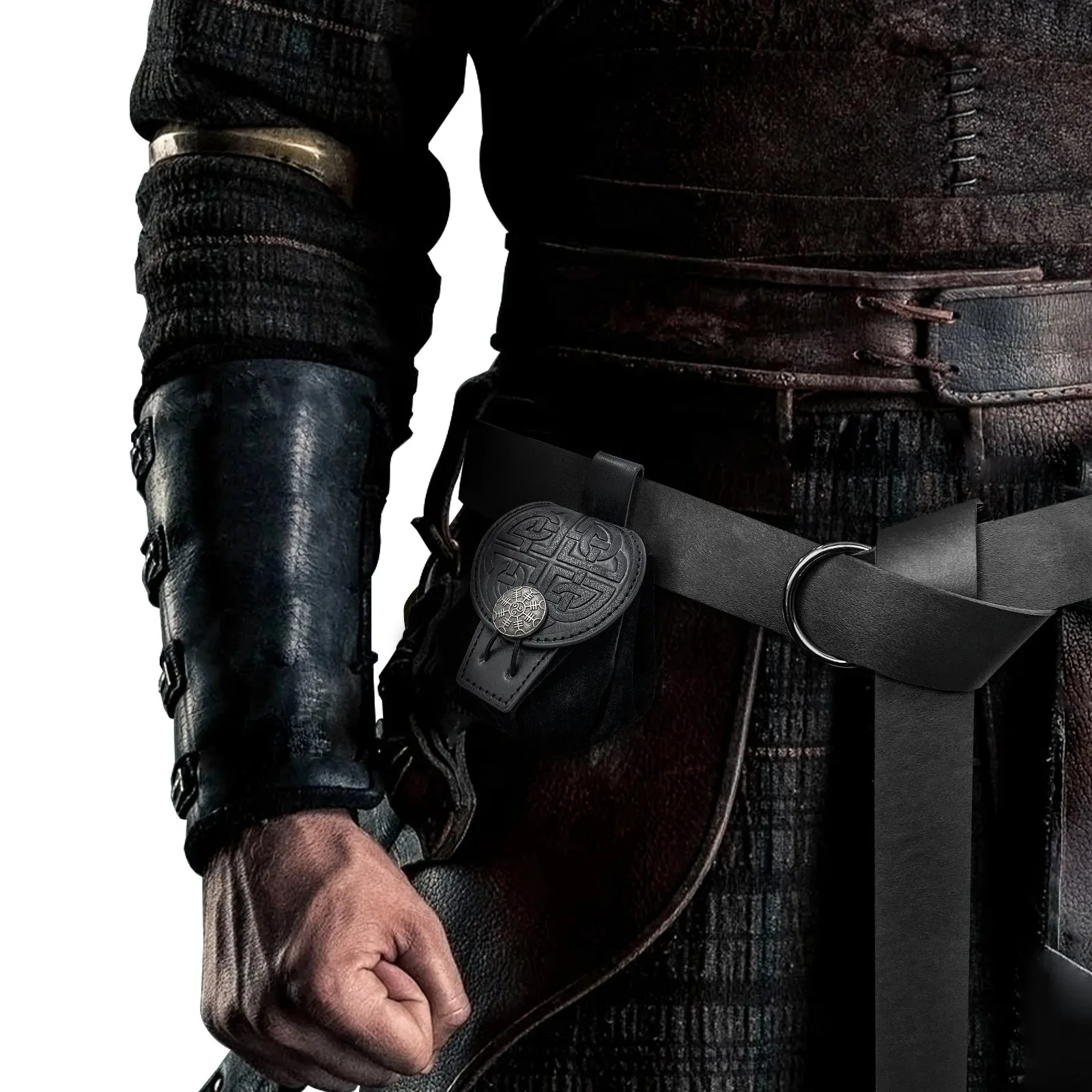 Skóra PU na woreczek na kości do D&D, tacka z 5 celtyckimi wzorami, uroczy woreczek ze sznurkiem na gry RPG D&D, pomysły na prezenty, portmonetka na monety, NOWOŚĆ