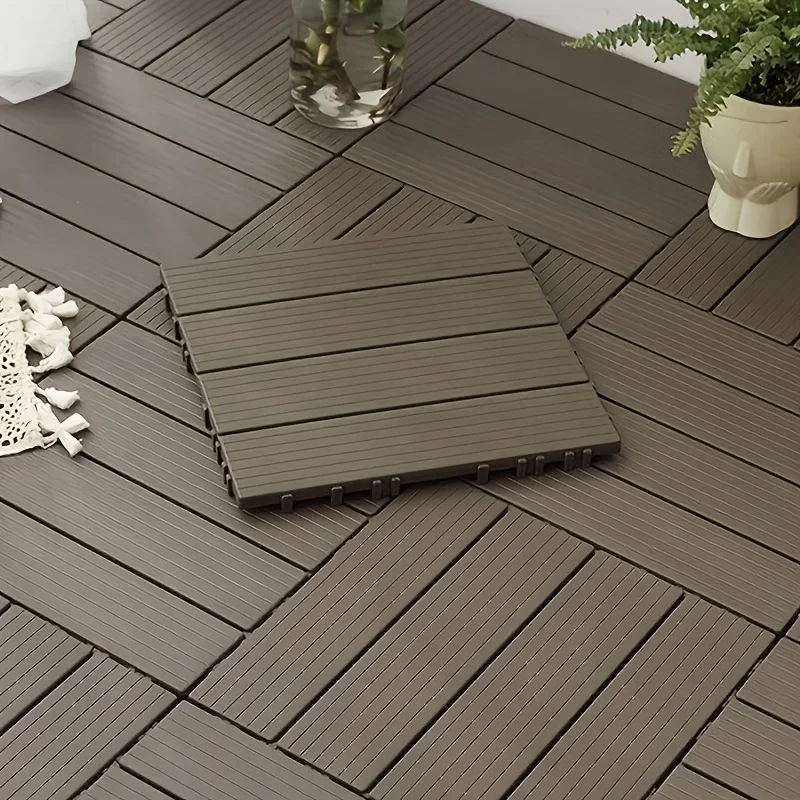 1PC Balcony Floor Suitable for Outdoor Terrace Balcony Garden Courtyard Floor Decoration Splicing Floor  Balcony Floor Tiles