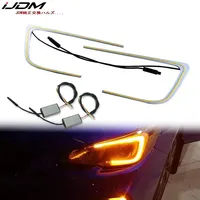 iJDM C-Ring Switchback LED Halo Circuit Boards For Subaru WRX STI Headlamp Driving/DRL and Turn Signal Light Retrofit 2015-2021