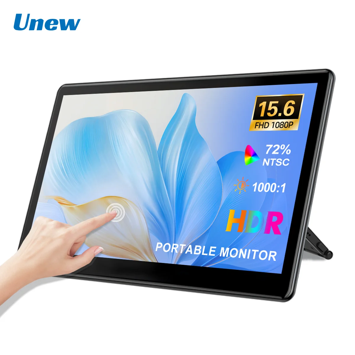 

Unew 15.6" Touch Monitor 1920x1080 IPS 60Hz Gaming Portable Display for Xbox Switch PS5