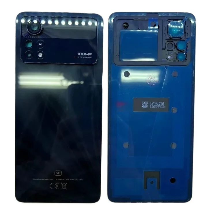 For Xiaomi POCO X4 Pro 5G Rear Housing Case Replace Repair Spare Parts + Camera Lens