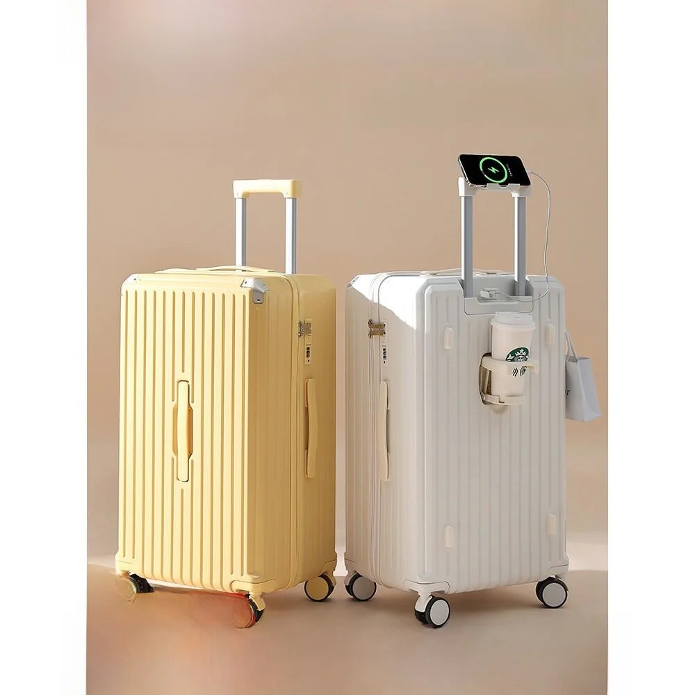 Maleta de Viaje de Gran Capacidad, 30 Pulgadas y 28 Pulgadas, con Marco de Aluminio Reforzado y Duradero, Estilo Retro, Casual, Clásico, Deportivo y Moderno...