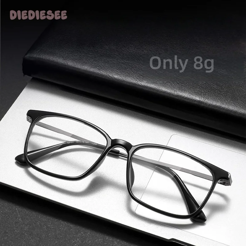 

DIEDIESEE New Men's HD Anti Blue Light Reading Glasses Ultra Light TR90 Middle Aged And Elderly Presbyopia Glasses SG101