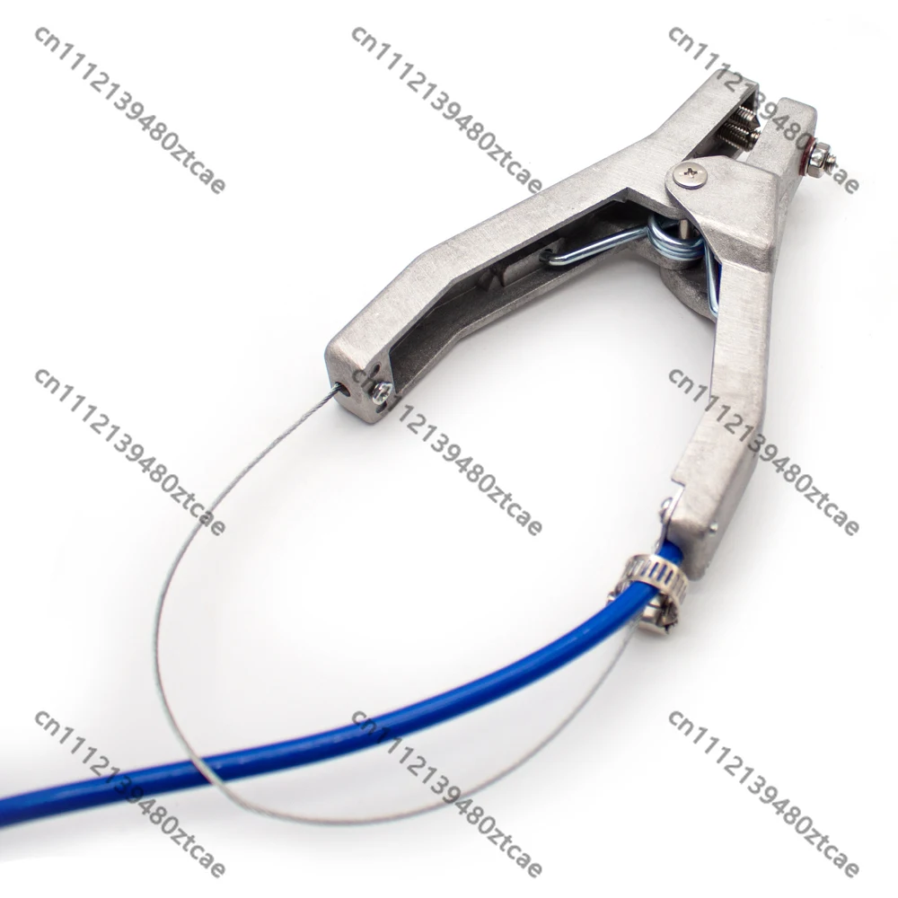 5M Anti Static Grounding Wire Static Grounding Clamp Static Grounding Assembly 2 Aluminium Alloy Clips for Static Removing Tool