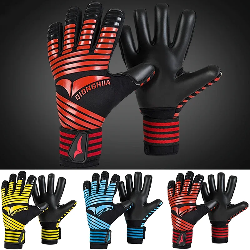 Professional Men Goalkeeper Gloves Women Thickened Latex Soccer Football Goalie Gloves Children Soft Style Goal keeper Gloves