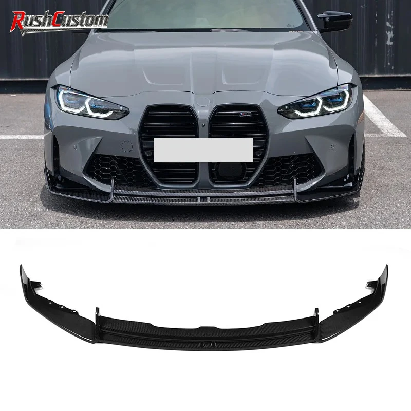 

Real Dry Carbon Fiber Front Lip for BMW M3 G80 G82 G83 M4 Body Kits AD Style Front Bumper Lips