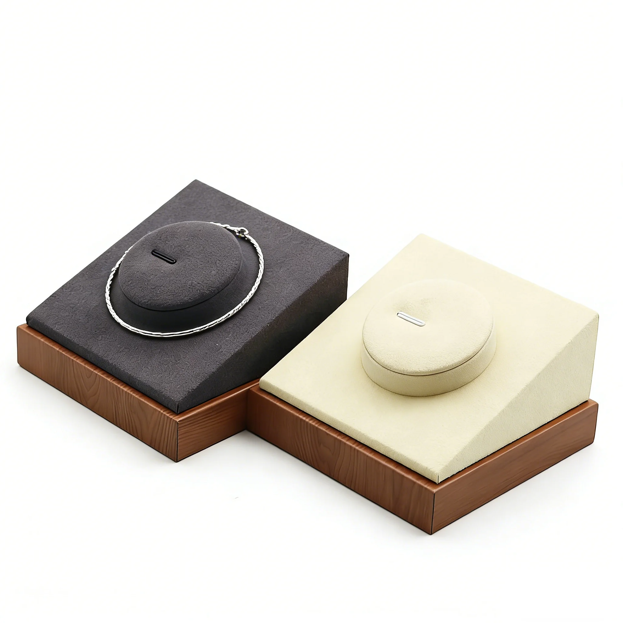 

Bracelet Display Stand Microfiber Bangle Rack Bracelet Holder Stable Bangle Holder For Shopping Mall Photo Display Store