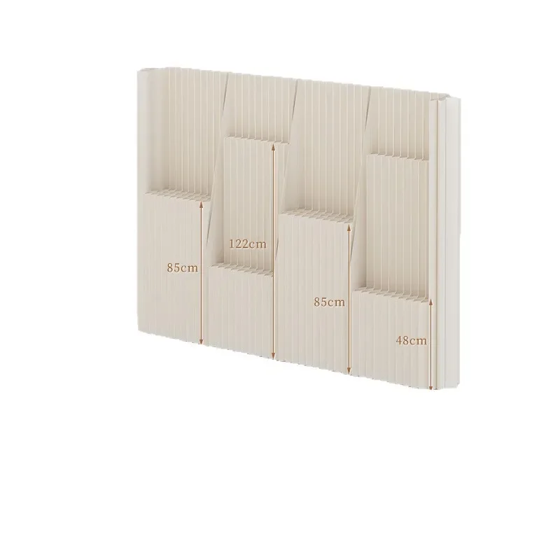Paper partition screen living room simple self-installation window partition baffle wall live broadcast background wall foldable