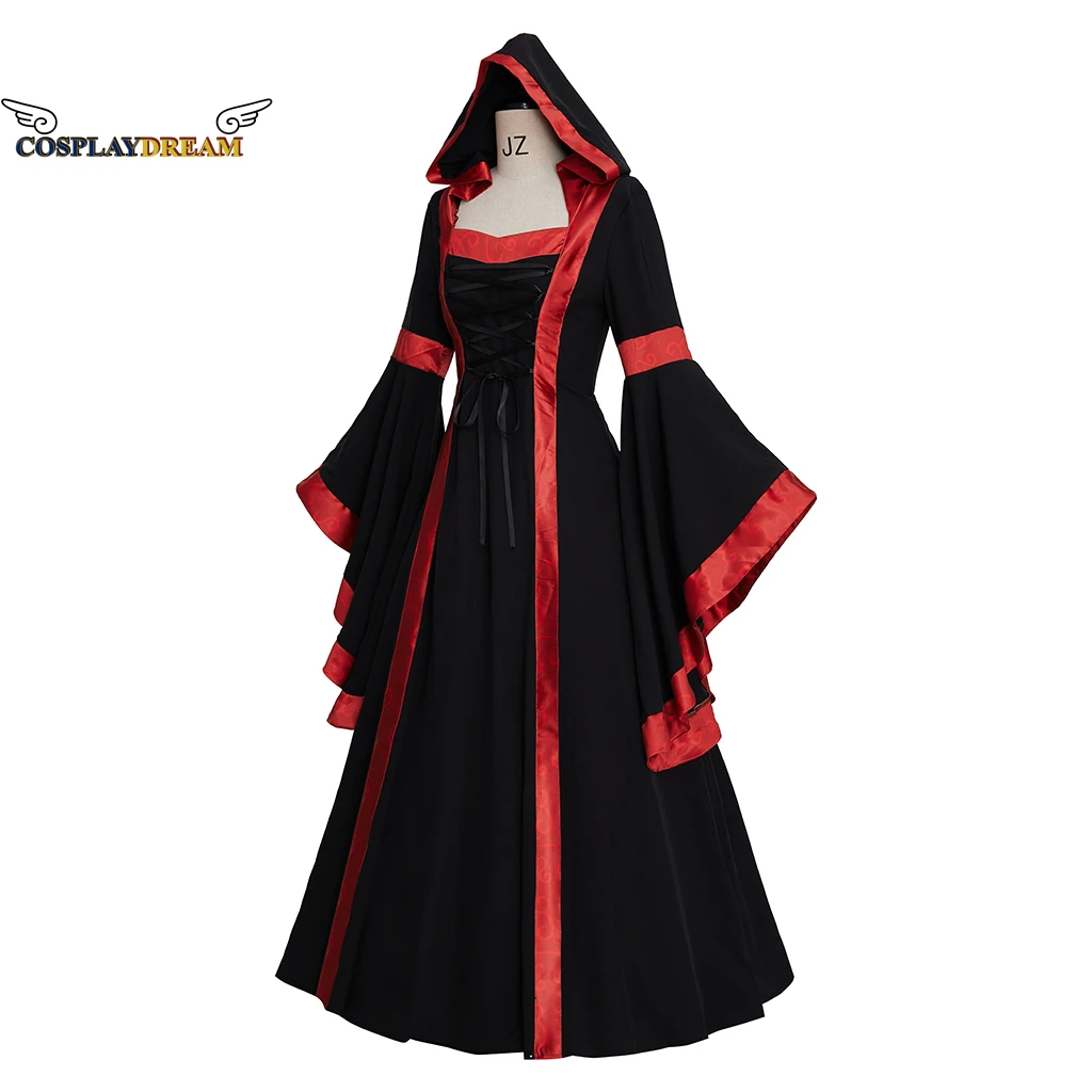 Tudor Period Dress Anne Boleyn Style Dress Cosplay Costume Women Party Dress Medieval Historical Victorian Queen Dress