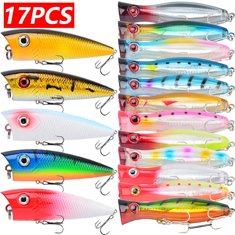 17-pieces-lot-de-leurres-de-peche-386g-65g-leurres-de-peche-de-type-popper-appats-durs-de-surface-swimbait-avec-hamecon-triple