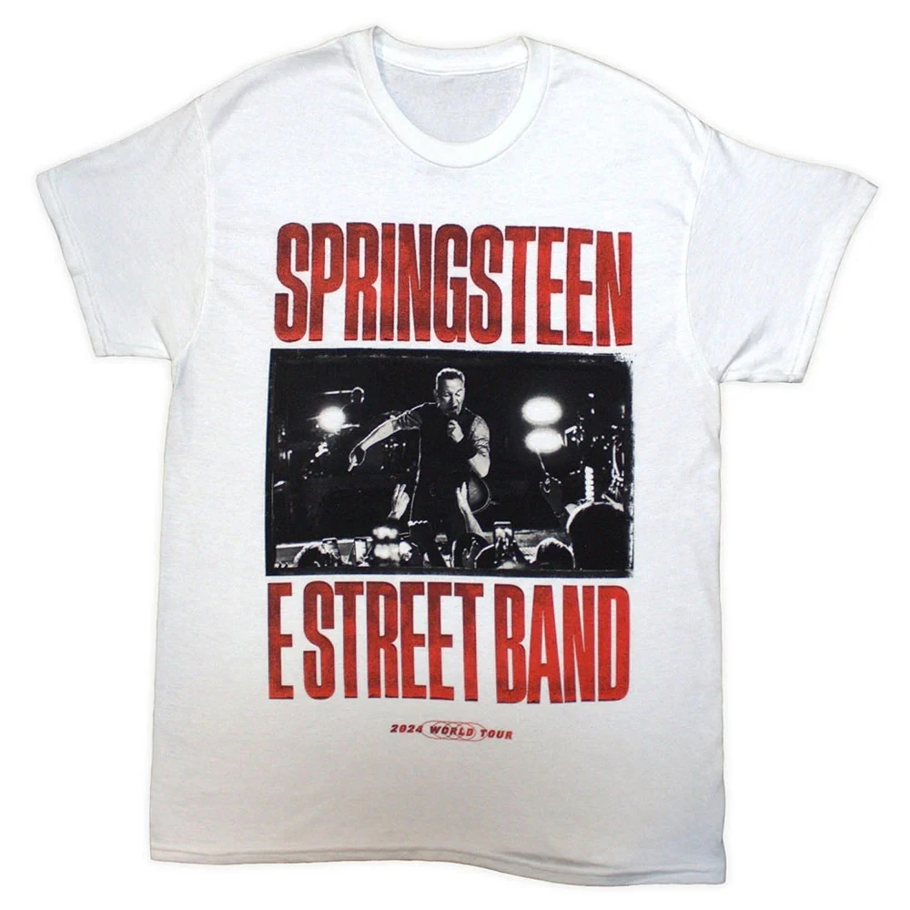 

Bruce Springsteen 24 Guitar Peripherals, Clothing, Printing Summer Luxury Brand Cotton Men's and Women's T-Shirts Short Sleeves