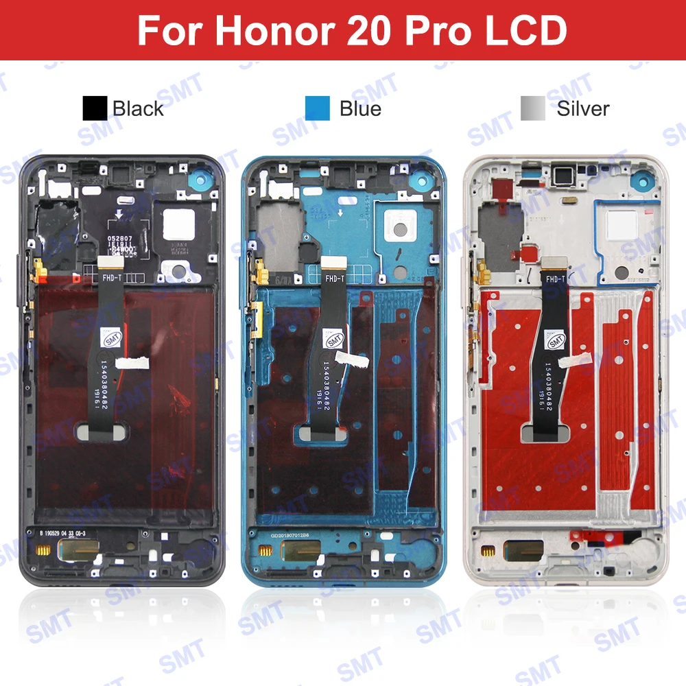 6.26\'\' Display Replacement For Honor 20 Pro LCD Touch Screen Digitizer Assembly With Frame YAL-AL10 YAL-L41 LCD