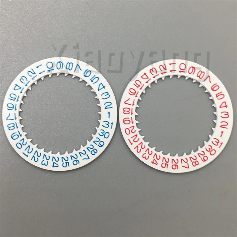 Black Red White Blue Green Gold Calendar Disc For NH34 NH35 Movement Modified Repair Tools Watch Parts Date Wheel 3.0/3.8 Crown