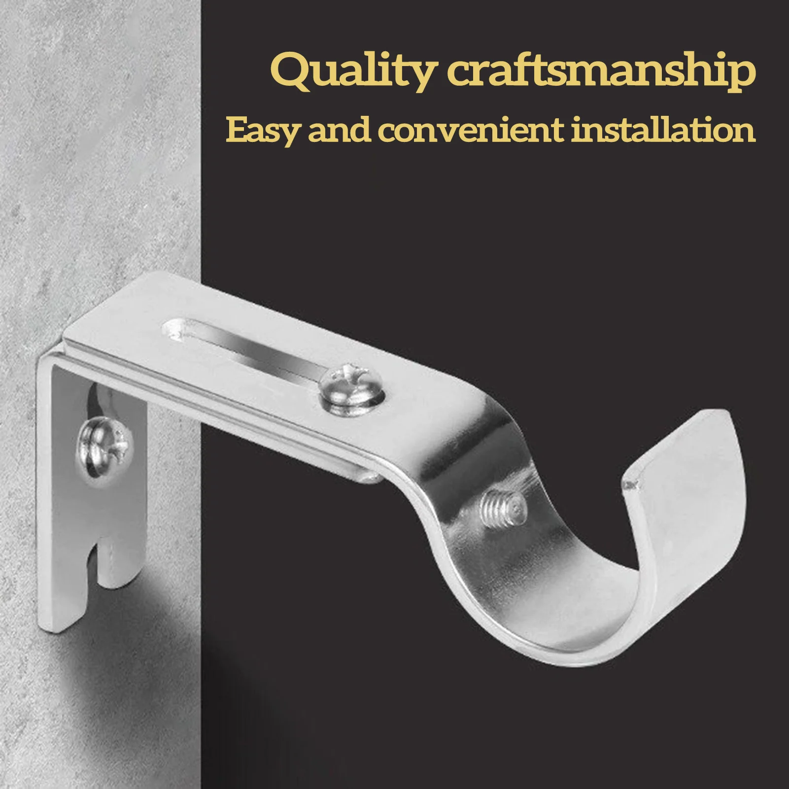 2pcs Iron Universal Curtain Rod Rack Adjustable Length 8.8-11.5cm Roman Rod for Home Furniture Accessories