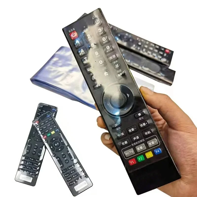 5-20 Stück transparente PVC-Schrumpffolientasche, staubdicht, wasserdicht, Schutzhülle für TV, Klimaanlage, Fernbedienung, Kunststoff