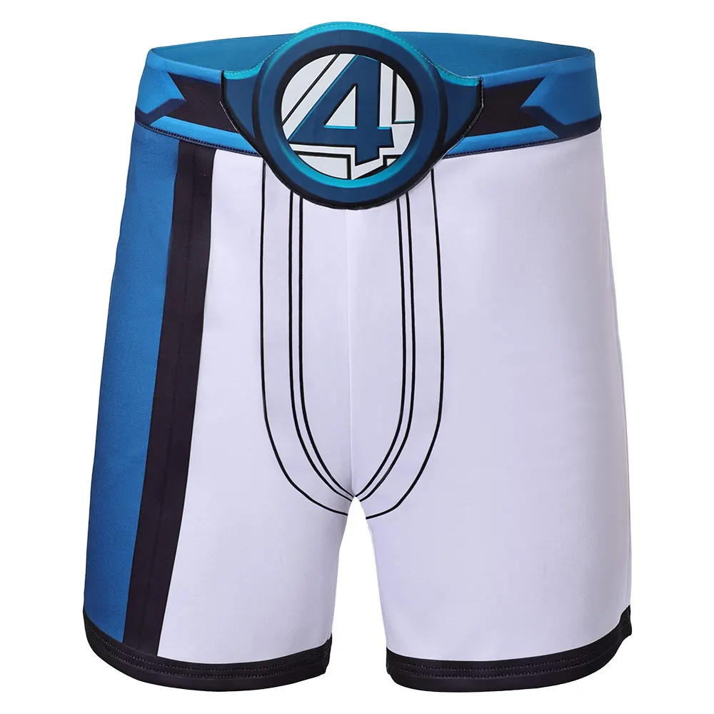 A coisa cospaly traje azul shorts roupas jogo rival roleplay calças halloween festa disfarce uniforme carnaval role play terno