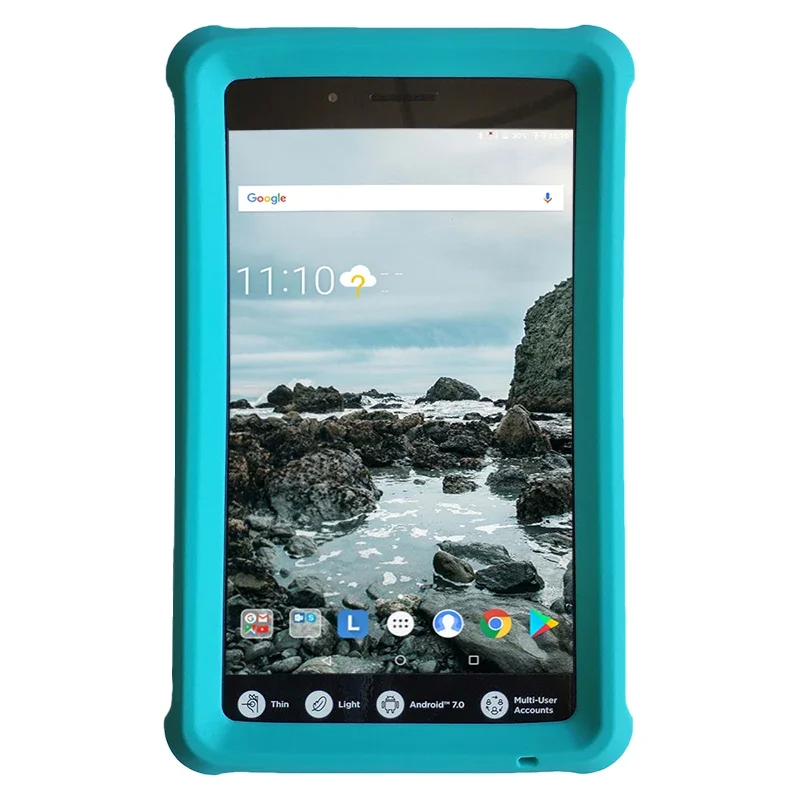 Cover For Lenovo Tab 3 7 Essential Bumper Cover TB3-710FMI 7.0 Inch Tablet Kids Friendly Silicone Rugged Case