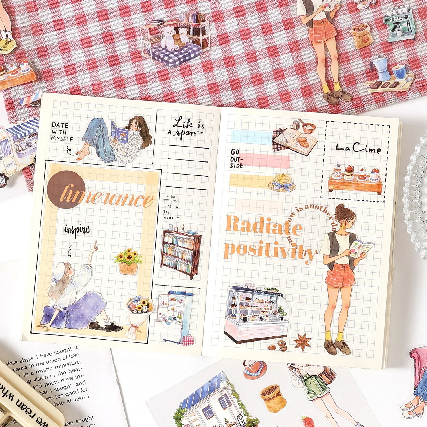 Set di 4 adesivi con motivi te - Art And Craft Photos recensione e prezzo