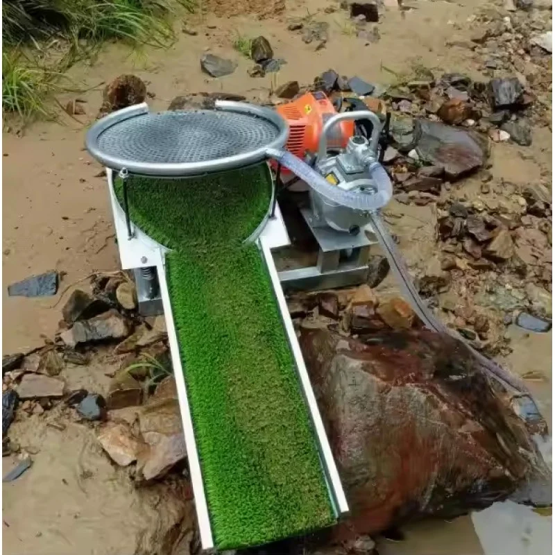 آلة فاصل الوعاء الاهتزازي الصغيرة المحمولة لمعدات تعدين الذهب #3