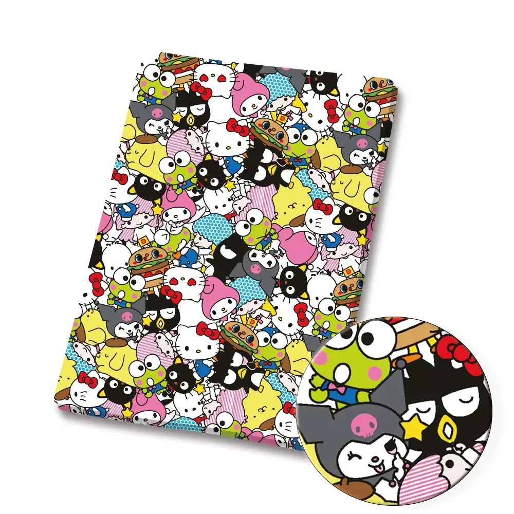 Hello Kitty 140x50CM Cartoon cotton fabric Patchwork Tissue Kid Home Textile Sewing Doll Dress Curtain Polyester cotton Fabric