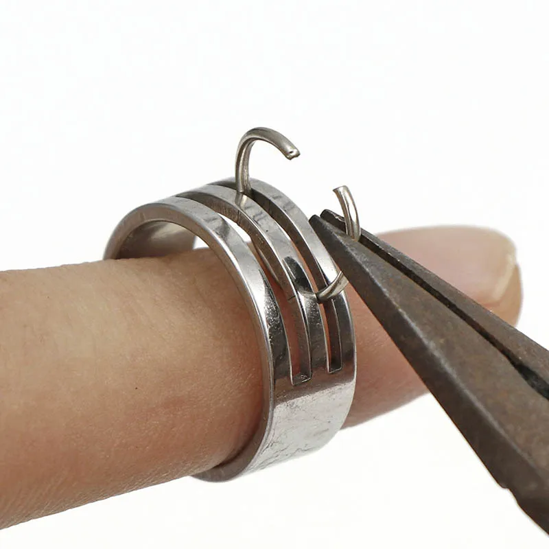 

Инструмент из нержавеющей стали 2 шт., разделенное кольцо для открытия и закрытия, круглое кольцо, плоскогубцы для бусин, инструменты для фиксации