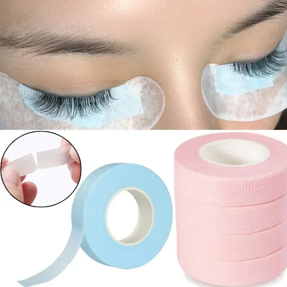 3Rolls Eyelash Extension Tape Lint Breathable Non-woven Cloth Adhesive Eyelash Tape Micropore False Lashes Patch Makeup Tools