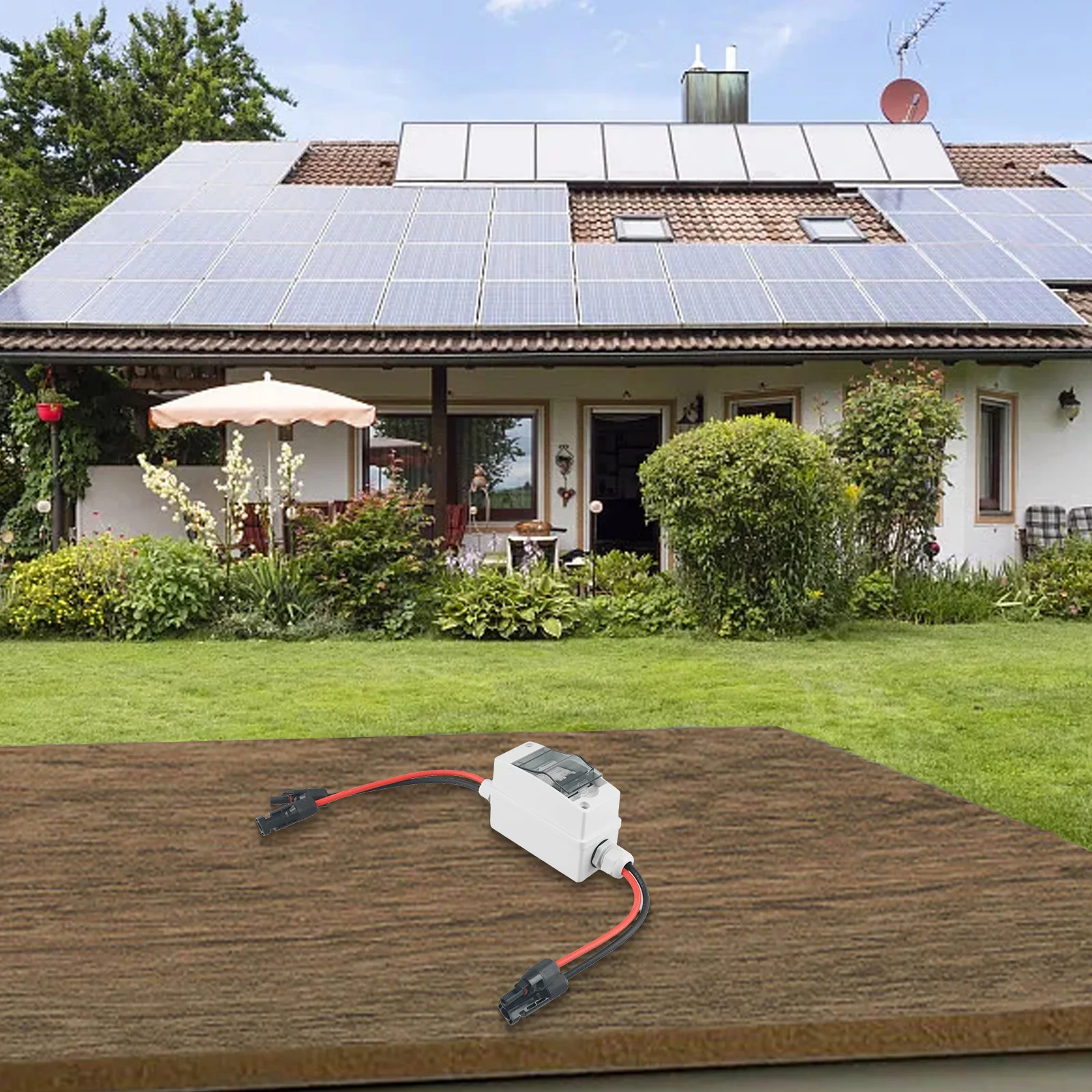 Interruptor isolador fotovoltaico dc/ac 30a ip65 disjuntor desconexo para painéis solares equipamentos elétricos suprimentos ferramentas industriais