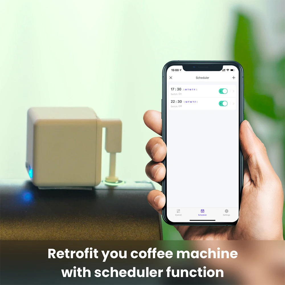 Remote Timing Finger Robot for Tuya Smart Home Light Switch Control with USB Rechargeable Battery and Wireless