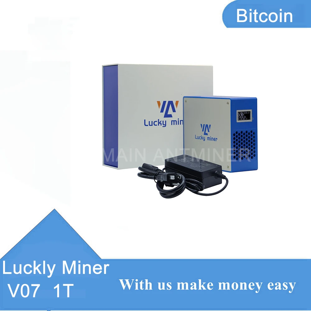 Bitcoin Mining Lucky Miner LV07 1TH/S 30W 2024 Newest Coin Mining Machines for Crypto Asic Miner BTC Lottery Miner