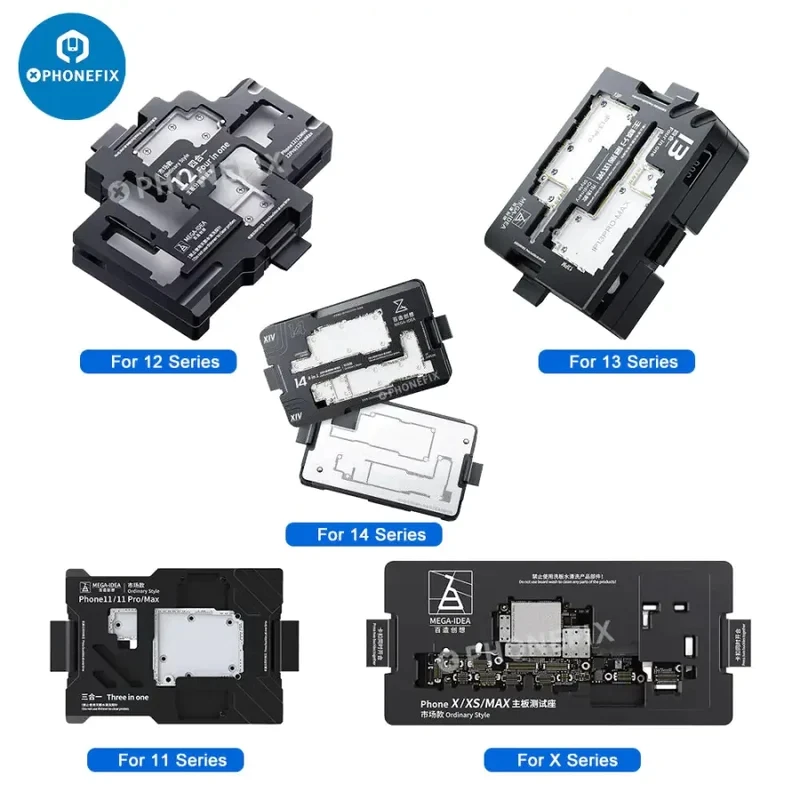 Qianli Motherboard Test Fixture Holder for IPhone X 11 12 13 14 Logic Board Middle Layer Radio Frequency Function Tester Tools