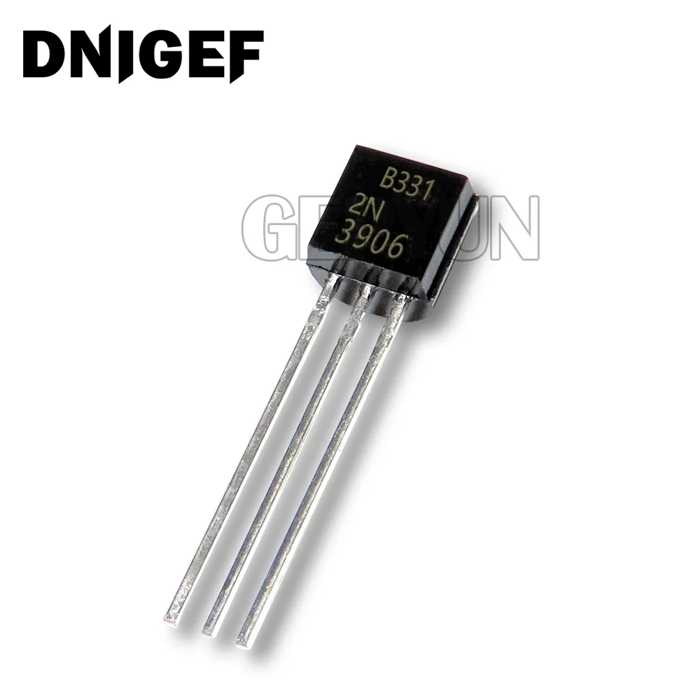 100PCS 2N3906 TO-92 TO92 0.2A 40V PNP Transistor IC