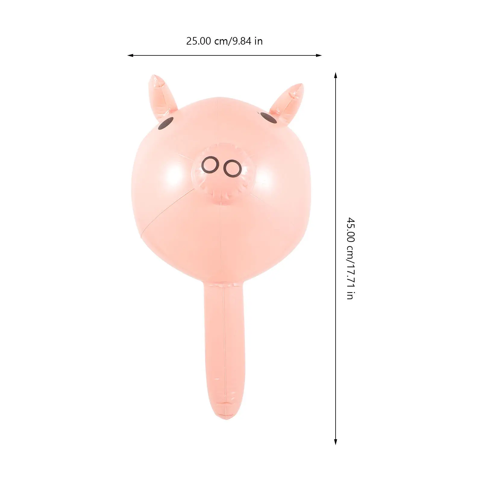 5Pcs Inflatable Hammer Sticks Adorable Pig Shape Large Size Safe Kids Hammering Practice Party Pool Beach Party Accessory Funny
