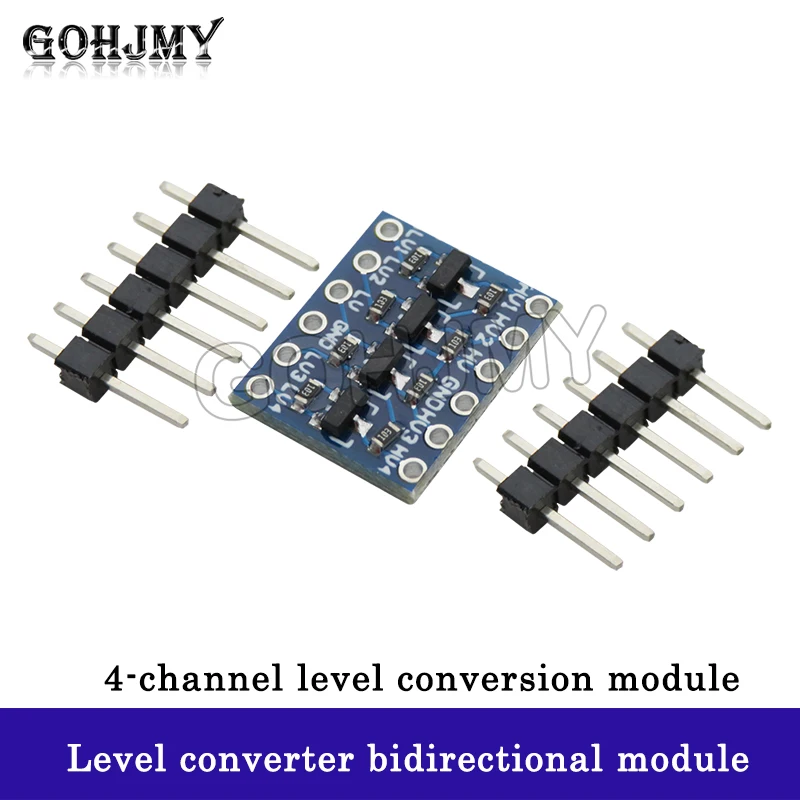 5PCS 4 Channel IIC I2C Logic Level Converter Bi-Directional Module 5V to 3.3V