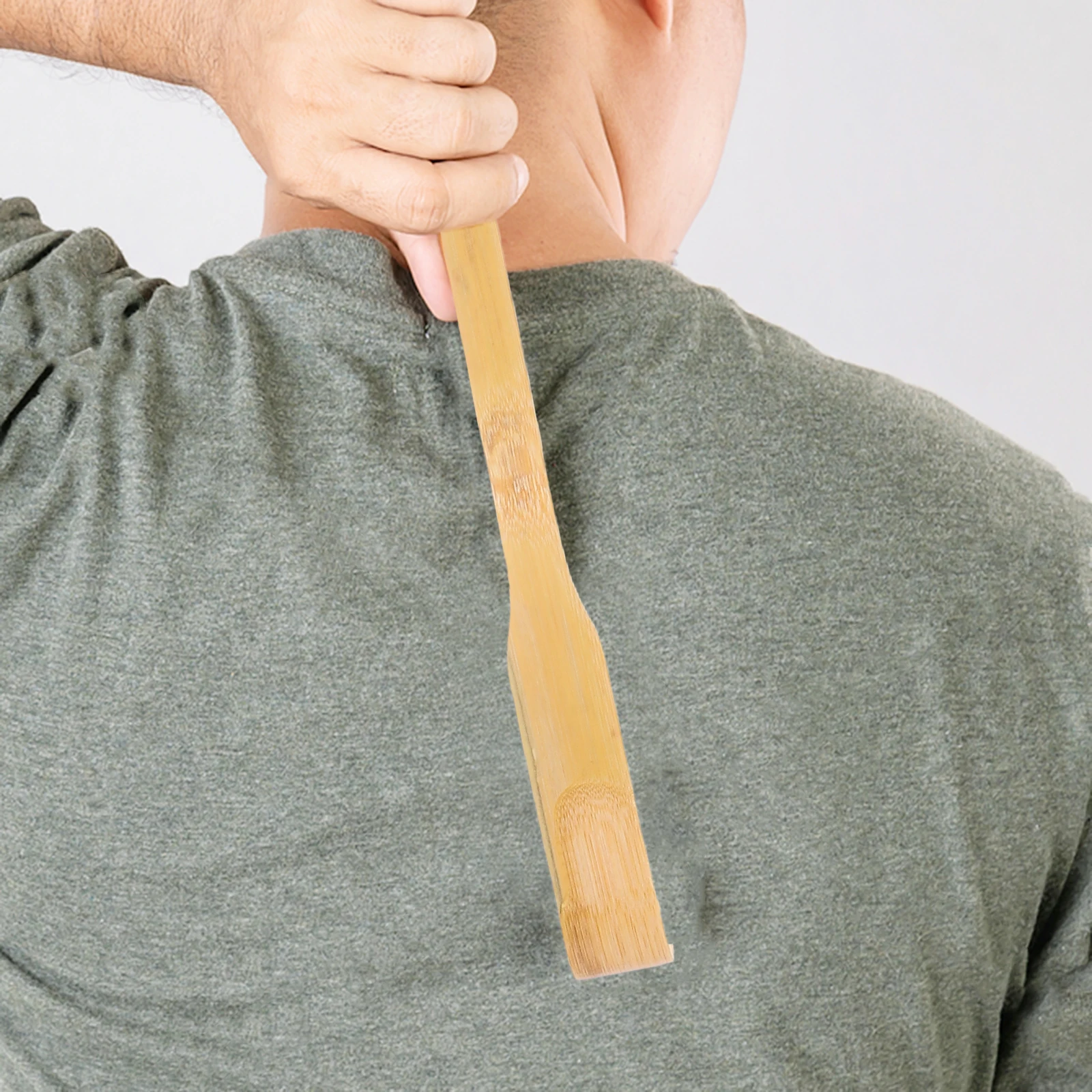 

2pcs Bamboo Back Scratcher Long Handle Wood Manual Scratcher For Elderly Adults Relief Itch Home Travel Use Portable Durable