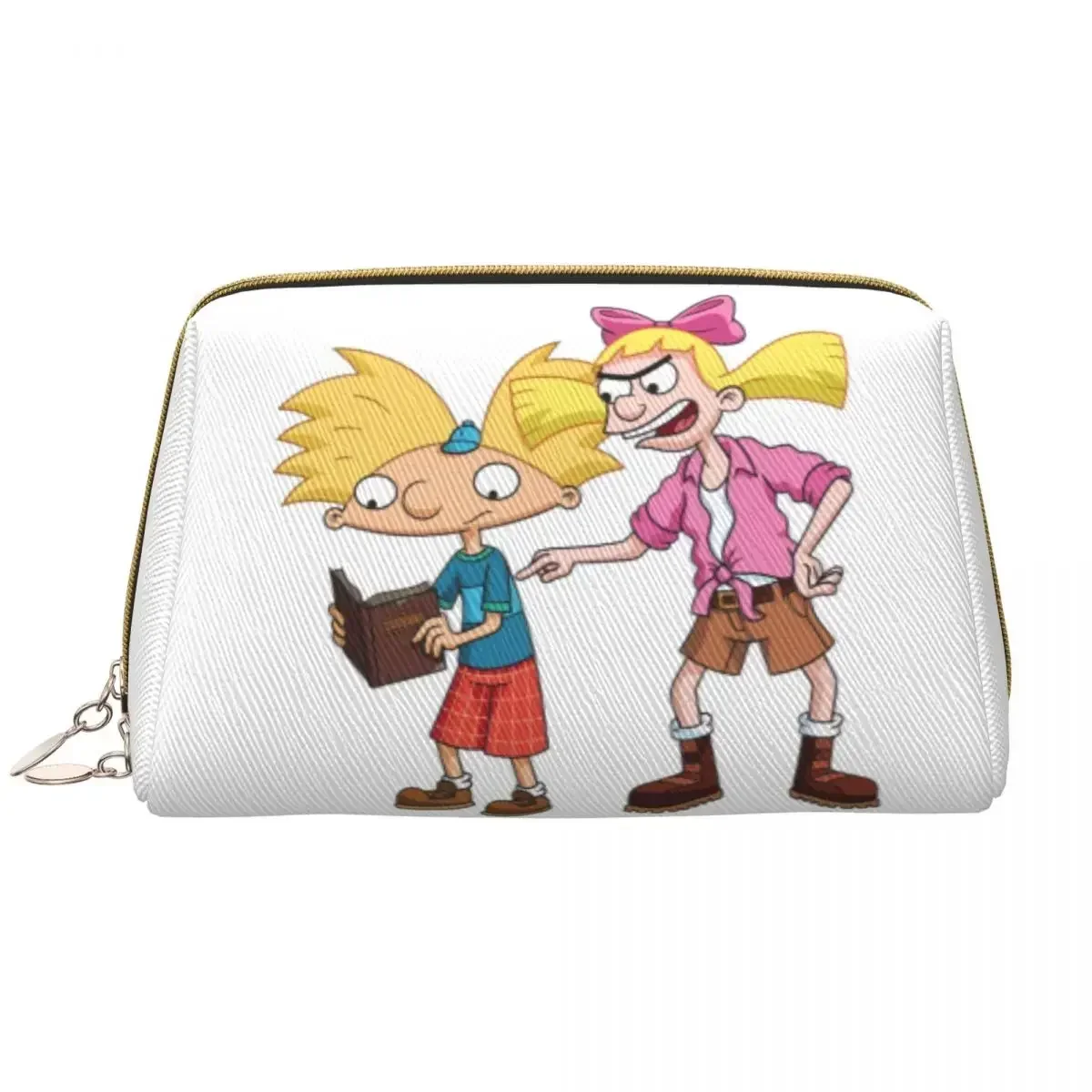 

Helga Pataki Cartoon Animated Movies Hey Arnold Travel Cosmetic Bag Women Makeup Toiletry Organizer Lady Beauty Storage Dopp Kit