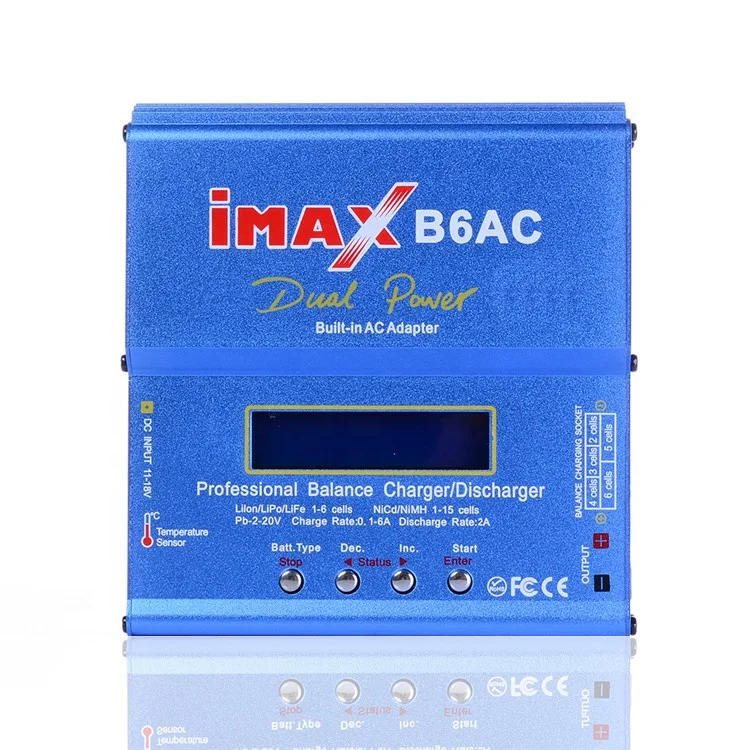 For Lipo Nickel Cadmium Nickel Hydride 2s-6s Imax B6 Ac Lipo Battery Balance Charger
