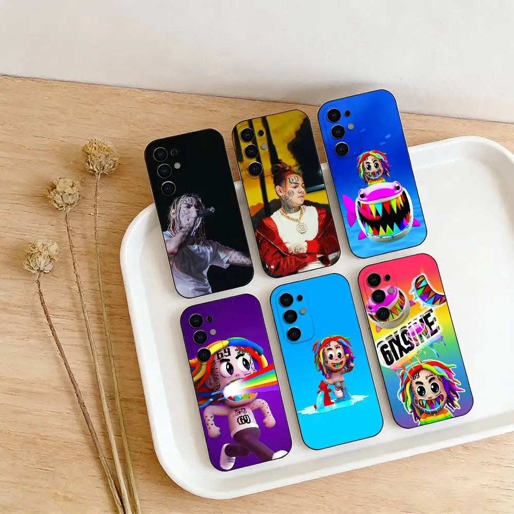 

Singer 6-6ix9ine phone Case For Samsung S25,24,21,22,23,30,Ultra,20,Plus,Fe,Lite,Note Black Soft Cover