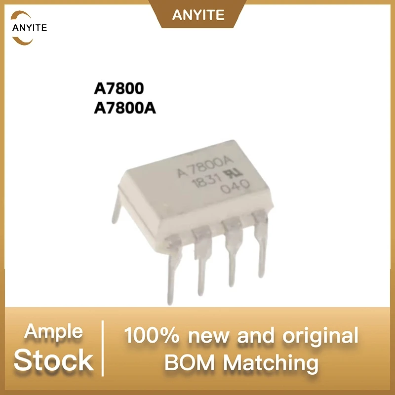 10Pcs/Lot New  LM2574N-ADJ   LM2574N  LM2574 2574  HCPL-7800   HCPL7800   A7800 A7800A 7800  DIP-8