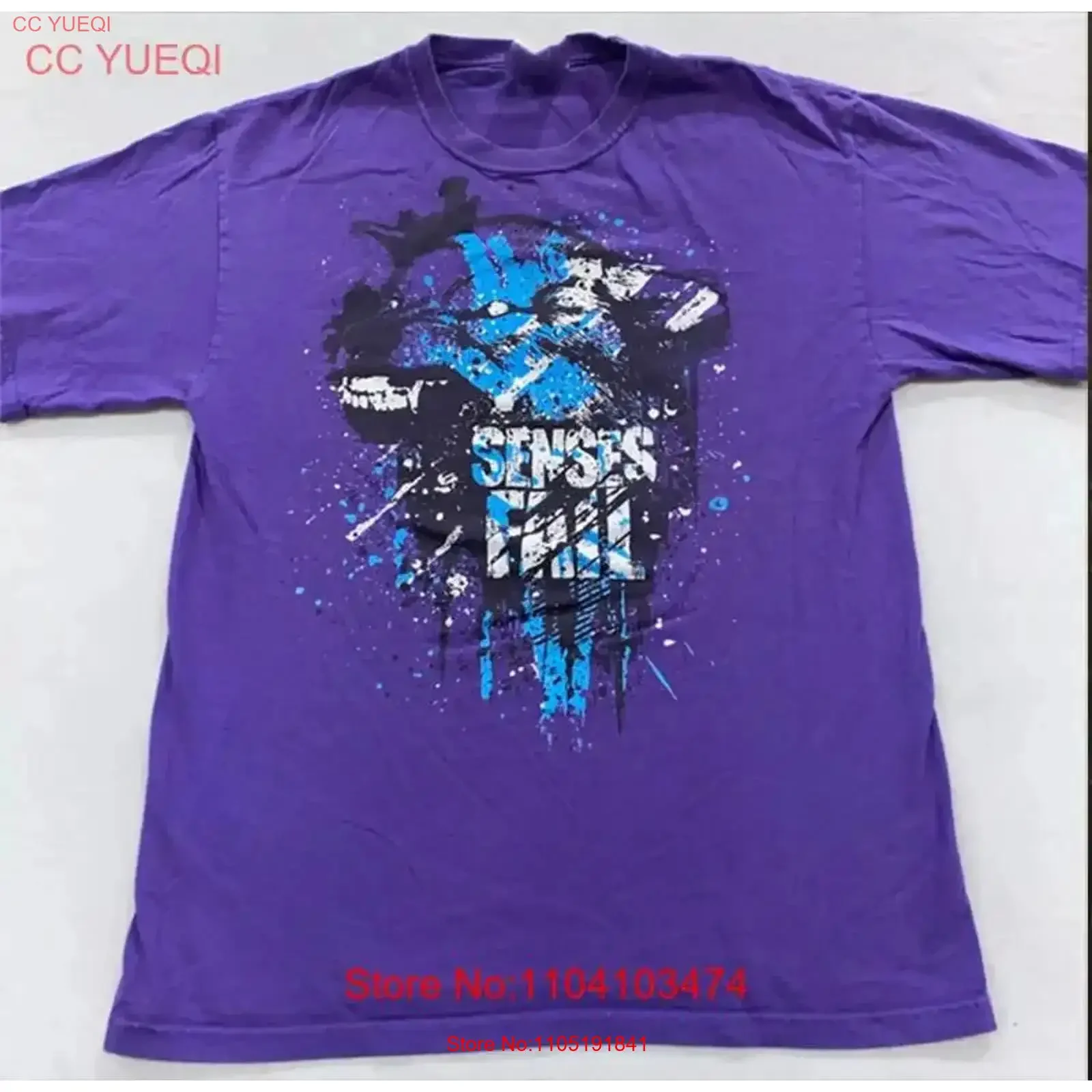 SENSES FAIL CONCERT T Shirt Size S 5XL Cotton SG477 vintage Washed Versatile streetwear Comfortable graphic Stylish Unisex