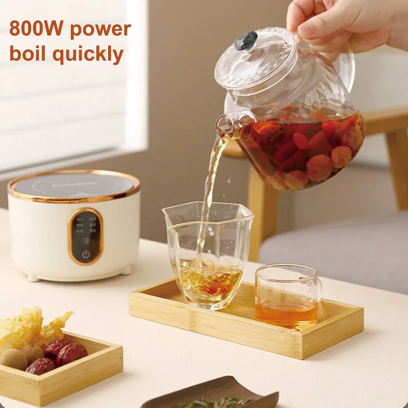 220 فولت موقد سيراميك كهربائي متعدد الوظائف مكتب الصحة الشاي موقد الزجاج الشاي صانع الماء المغلي موقد كهربائي السيارات الدفء