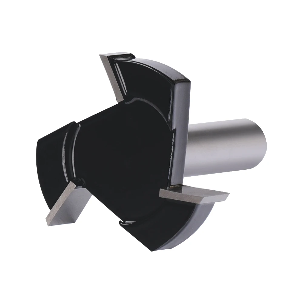 XCAN T-슬롯 라우터 비트 1/4″ 생크 3 톱니 슬래브 평탄화 라우터 비트 목공 라우터 비트