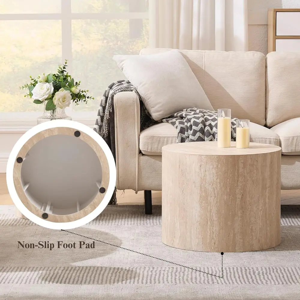 ชุดโต๊ะกาแฟซ้อนกันได้ 2 ตัว ทำจากไม้ สำหรับห้องนั่งเล่นและโต๊ะข้างสำนักงาน พร้อมใช้งาน ไม่ต้องประกอบ