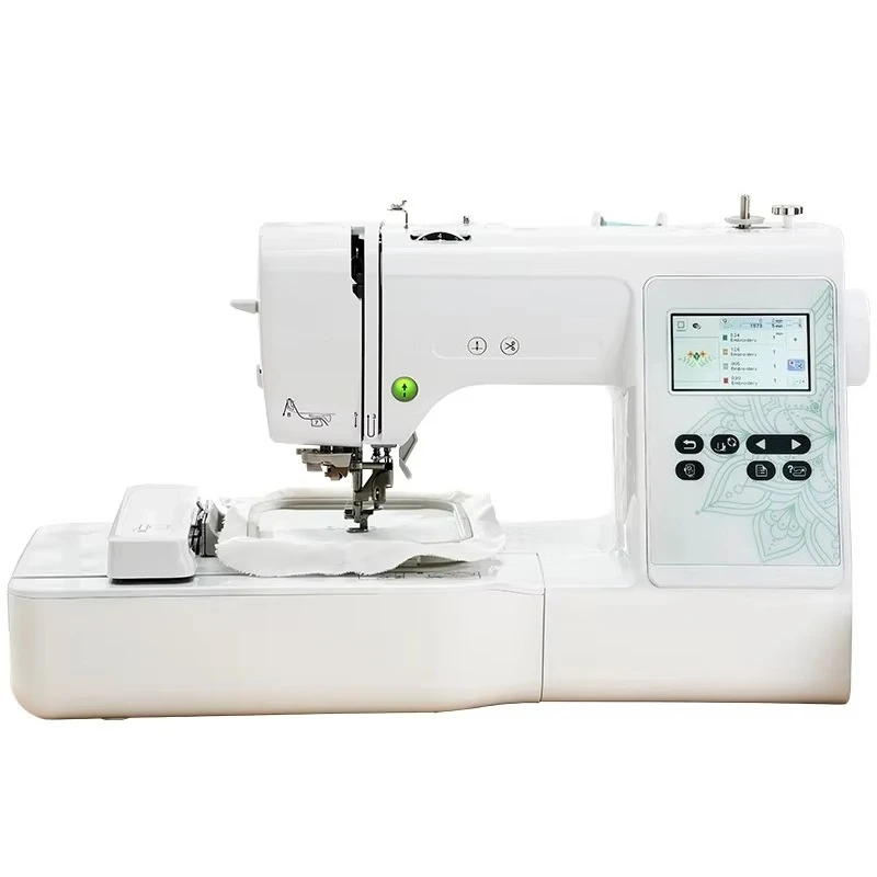 Small Portable Embroidery Machine Household 3D Embroidery Machine Single Head  Embroidery Sewing Integrated Machine