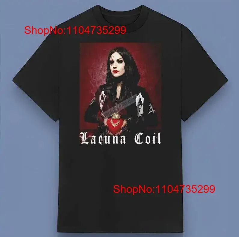 Cristina Scabbia Lacuna Coil Band camiseta perfecta para amigos familia S 4XL vintage lavado ropa de diseñador versátil transpirable