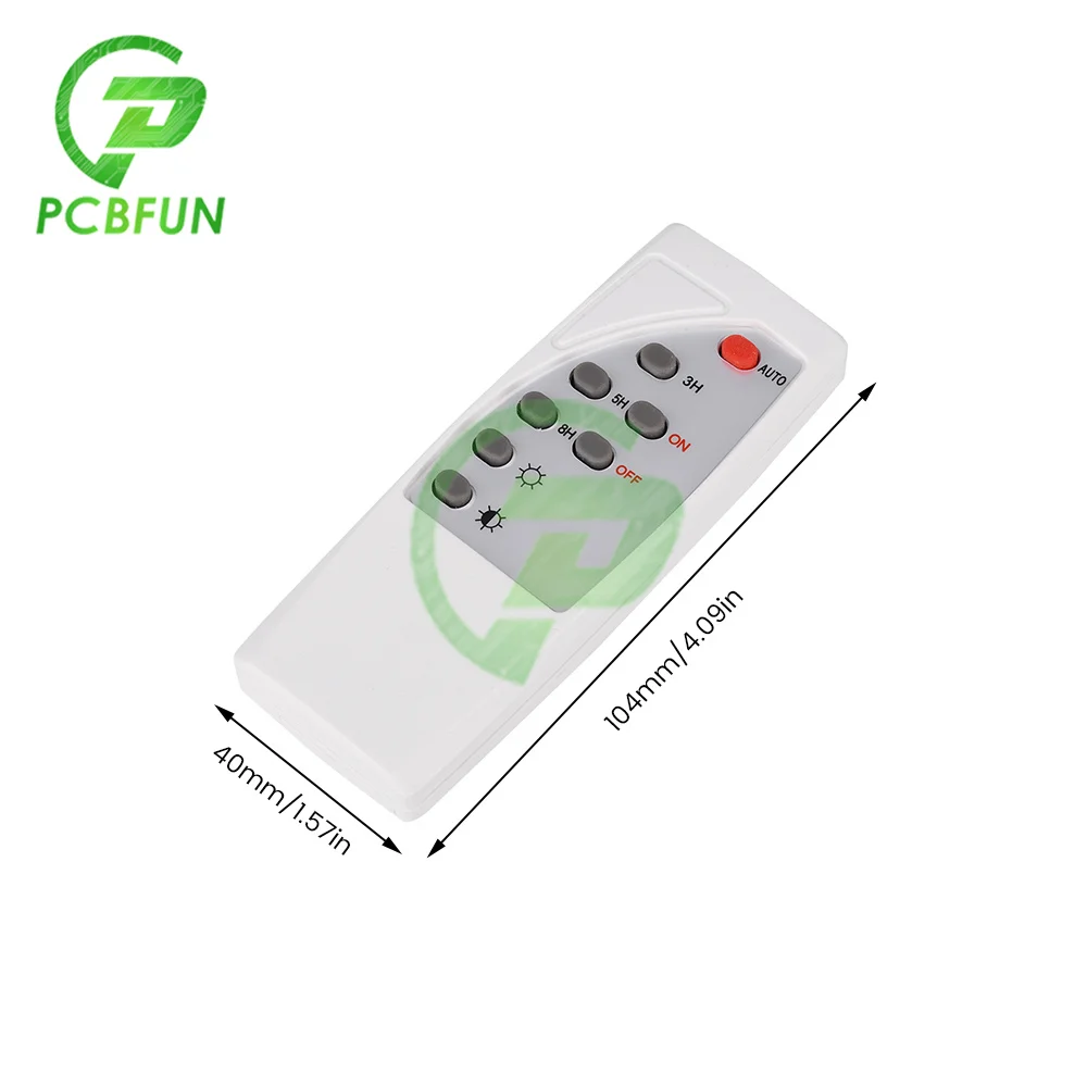 Solar Light Driver LED Control Board Long Life 6.4V 7.4V 11.1V 12V Solar Street Light Circuit Board with Remote Control For DIY